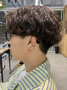 グランデュール 東静岡池田店(GRANDEUR) 波巻きスパイラルパーマメンズマッシュパーマツイストパーマ