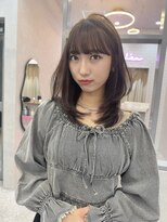 ロンド レア 天神大名店(Lond Le’a)&nbsp;小顔に見せるヘア/ワンレン/ボブウルフ/ネビージュ/黒髪カタログ