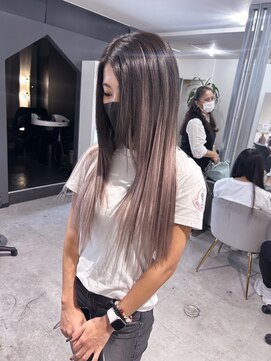 キング 枚方店(K!ng) 縮毛矯正髪質改善ハイライトレイヤーカット枚方美容室エクステ