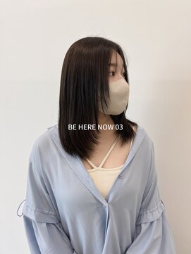 ビーヒアナウ N゜03 金沢駅西店(BE HERE NOW) 【韓国ヘア/レイヤーカット/アッシュベージュ】