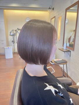 ロワジール(LOISIR) 丸みショート×ピンク系カラー