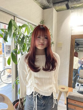 クム 横浜(qumu) 【qumu】暖色×ロングレイヤー