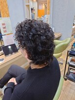 ブロッサム 東中野店 20代30代メンズスパイラルパーマワイルドオシャレ感アッシュ