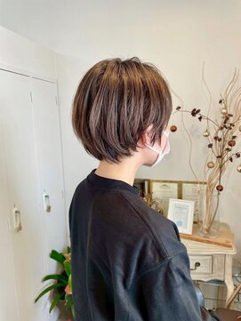 ロッカ(ROCCA) 透け感ブラウンショート