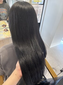 シャルムヘアー(charme hair) 【透け感ブルーブラック】raraka