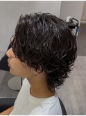 サーフカール/大人色気ウルフ/メンズパーマ/名古屋/栄