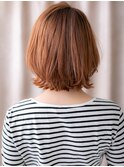 □かきあげバングハイトーンカラーボブウルフ405浦和10代20代