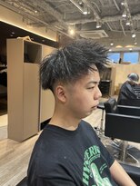 ルースト 渋谷店(ROOST)&nbsp;[雰囲気抜群]ジェットモヒカン×縦落ちツイスト