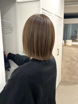 アイシーキョウト(I see kyoto)&nbsp;切りっぱなしボブ/グレージュカラー/ミニボブ