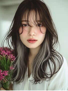 くびれヘア　イヤリングカラー 【TELAHAIR守谷店】