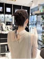 エアー 銀座タワー(AIR)&nbsp;結婚式お呼ばれヘア/ヘアセット/カチモリヘア