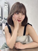 ロンド マーレ 天神大名店(Lond mare) 大人ガーリー/小顔/ミディアムレイヤーカット/似合わせカット