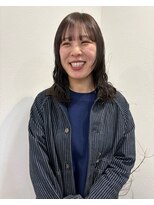 エフ ヘアーアンドリラクゼーション(F. hair & relaxation) 落ちかけが可愛いミディアムパーマ×オリーブブラウン