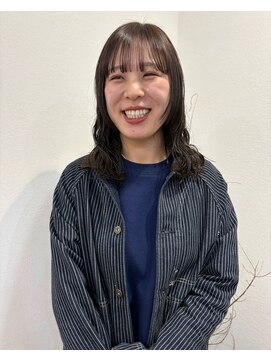 エフ ヘアーアンドリラクゼーション(F. hair & relaxation) 落ちかけが可愛いミディアムパーマ×オリーブブラウン