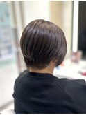 【白髪ぼかしハイライト】アッシュブラウン