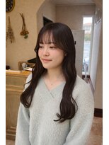 メルク(merc)&nbsp;ロング/ベージュ/グレージュ/フェイスレイヤー/宇都宮