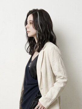 オレロ 国立(olelo) 大人ガーリー/似合わせカット/リバースセンターパート/国立