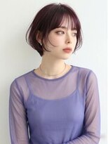 ヘアーメイクパウダー 天王寺寺田町店(Hair make powder) 大人可愛い20代30代40代小顔ひし形ショートボブ前下がり