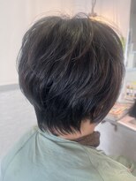 オッジ ヘアー 深谷店(Oggi Hair)&nbsp;くしゅっとショート　7月