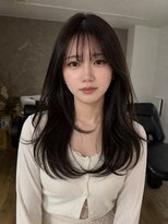 エトワ 中央店(etoi)&nbsp;大分韓国かき上げレイヤーカット大人レイヤー顔まわりレイヤー