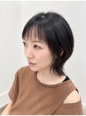 ミディアムショートレイヤー