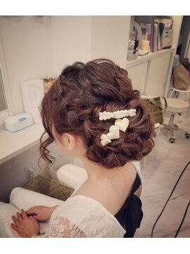 セットサロン フルール(Fleur) 編み込みアップ