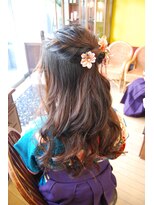 ベル(BELL)&nbsp;ハーフアップ卒業式/袴/着付【BELL桜新町/用賀】