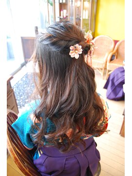 ベル(BELL) ハーフアップ卒業式/袴/着付【BELL桜新町/用賀】