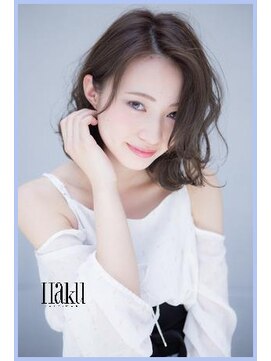 ヘア メイク ハク 横浜(hair make Haku) 透明感グレージュボブ