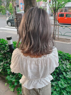 シェル 吉祥寺(shell) インナーカラー☆アプリコット☆オングレージュ