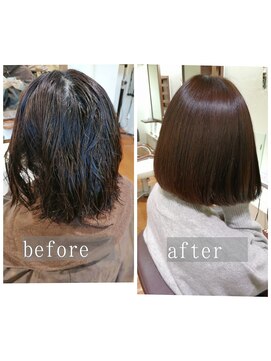 フラワーズビィーオーディー(FLOWERS BOD) “もう癖で悩まない”アイロンいらずの酸性ストレート