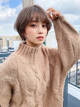 ルービック バランス 天王寺(Rubik's×Balance) 大人可愛いグレージュマッシュショート