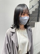 マジコ 下北沢本店(Magico)&nbsp;ツヤ髪グレージュウルフレイヤーカット前髪カット髪質改善