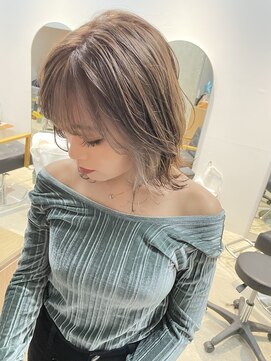 レア(Le’a) 【Le'a 】インナーカラー☆ホワイトベージュ