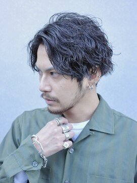 フィフス 名駅(fifth) 無造作センターパート波巻きツイストスパイラルパーマ【名駅】