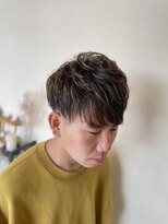 ヘアーミックス ニット(hair mix nitt) ハイライト+パーマ、