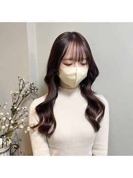 ガルボヘアー 名古屋栄店(garbo hair) #プルエクステ#韓国風#レッドブラウン#10代#20代#名古屋
