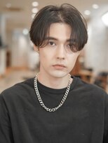 ジョエミバイアンアミ(joemi by Un ami)&nbsp;センターパート アップバング 家流れパーマ 韓流ヘア