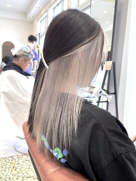 クアトログランシュ ひたちなか店(QUATRO×GranCieux) インナーカラー【ひたちなか/ブリーチ/インナー】