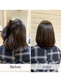 時短ボブ乾かすだけ綺麗さらツヤ大人美髪【カミケンネクスト】