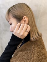 インプレッション(impression produced by LA’BO) 【札幌/impression佐藤】ぱつっと外ハネボブ/ハイトーン