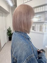 ペレ 渋谷(PELE)&nbsp;切りっぱなしボブ/エアリーロング/美髪/ピンクブラウン/渋谷