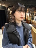 【大久保】くびれヘア、インナーベージュカラー