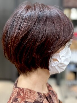ヘアークリアー 春日部 大人可愛い丸みのあるショートスタイル/ゆるふわ/30代40代50代