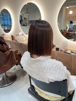 キャンバス バイ ネオリーブ 横浜西口(Canvas by neo.)&nbsp;切りっぱなしボブ 地毛風ストレート 酸性ストレート