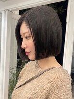 ニトバイアンキシム(nit by ahnkism)&nbsp;ボブミルクティーベージュブリーチダブルカラー堀江