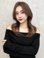 ロンド ロワール 門前仲町(Lond Loire)&nbsp;韓国レイヤーカット/くびれ巻き/前髪顔周り/セミディ[門前仲町]