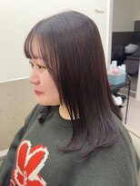 ゴートゥデイ 仙台一番町店(GO TODAY) ラベンダーブラウン 艶カラー ラベンダーカラー 酸性ストレート