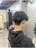 波巻きパーマ