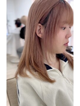 エメヘアデザイン ルイス(Aimer Hair Design Lewis) 暖色系ミルクティーベージュ/弘前市